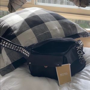 Michael Kors Olivia Studded Satin bag